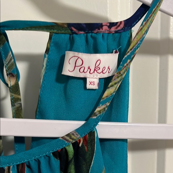 Parker Red Ruffled Tiered Halter Mini Dress - Picture 5 of 5